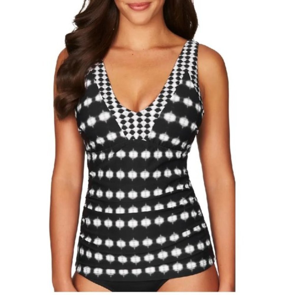 NWOT SEA LEVEL Spliced Print Tankini Top